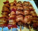 Foto del paso 2 de la receta: CHUZOS (brochetas, pinchos) de Pollo, Pimiento y Txistorra...!