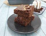 A picture of step 4 of Eggless brownie.