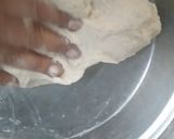 A picture of step 3 of Aloo Kulcha (no yeast).