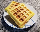 Foto del paso 3 de la receta: Waffles rellenos de lomito y muzzarella sin harina 0000