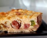 Foto do passo 5 de Quiche de alho poró e calabresa