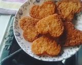 A picture of step 3 of Shahi Toast hearts.