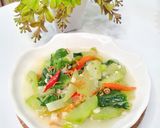 Foto langkah ke 7 dari resep Tumis labu siam pokcoy.