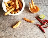A picture of step 5 of Baked chana dal finger kurkura.