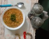 A picture of step 3 of Masala oats.
