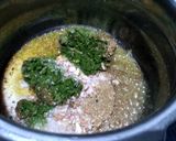 A picture of step 2 of Chutney potato sabji.