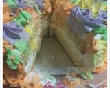 A picture of step 10 of Coloured Rosettes cake.