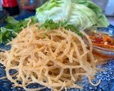 Hình bước làm 2 của món Nem Thính Rong Sụn Chay