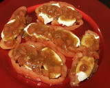 Foto del paso 3 de la receta: Tomate, mozzarella y aguacate marinados con vinagreta de tomate
