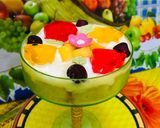 A picture of step 3 of Mango jelly trifle (Eid special).