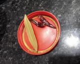 A picture of step 3 of Moong pulav.