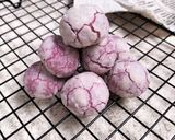 Foto langkah ke 4 dari resep Taro Cringkle Cookies.