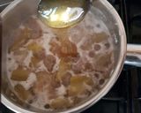 A picture of step 3 of Rhubarb Crumble & Custard.💟.