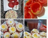 Foto del paso 4 de la receta: Tomates rellenos con Mayonesa de ave casera!!!2 recetas en una😋