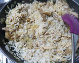 Foto del paso 7 de la receta: Aprovechando restos!!😋🍗🍚🍄