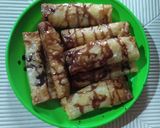 Foto langkah ke 3 dari resep Pisang aroma kulit pangsit isi coklat keju.