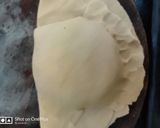 A picture of step 5 of Maharashtrian puran poli.
