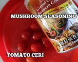Gambar langkah 1 resipi Tumis Air Lobak Merah Bersama Cendawan Campur Dan Tauhu.
