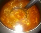 A picture of step 5 of Arbi ki sabji.