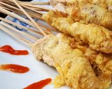 Foto langkah ke 7 dari resep Sate Taichan with Telur Gulung #nostalgia VS #kekinian 😂.