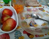 صورة لخطوة 1 من وصفة كوب فروت سلاد بعصير الجزر المسلوق التقيل 🍤🍧🍹🍷 (اختراع ياكوتش