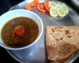 A picture of step 4 of Akkha masoor (whole masoor).