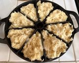 A picture of step 4 of White Chocolate Macademia Nut Scones.