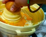 A picture of step 3 of Orange juice.