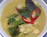 รูปขั้นตอนการทำที่ 6 ของ แกงเขียวหวานไก่ผ้กรวม