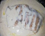 Une image de l'étape 4 de Escalope avec la crème fraîche.