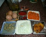 Foto del paso 1 de la receta: Tortilla de berberechos y picatostes