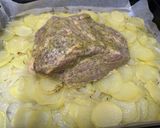 Foto del paso 4 de la receta: 638. Lomo de cerdo al horno con patatas y cebolla (principal carne)