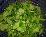 Hình bước làm 1 của món Canh rau ngót mướp hương