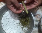 A picture of step 2 of Cluster Bean Pickle.