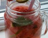A picture of step 4 of Strawberry Mojito #ramadankitayari.