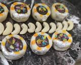 A picture of step 6 of Kaju chocolate cups.