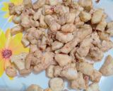 A picture of step 4 of Fried rice with manchurian.
