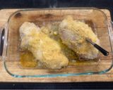 A picture of step 4 of Mid Week stuffed Chicken with Ham and Cheese - Thanks mum :P Enjoy :P.