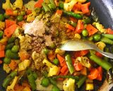 A picture of step 3 of Jowar Khichadi.