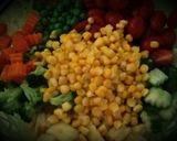 Hình bước làm 2 của món Salad rau củ quả