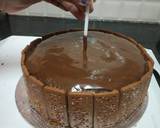 Biscuit chocolate gems cake recipe step 5 photo