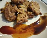 A picture of step 7 of Moong dal fritter.