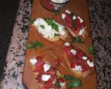 Une image de l'étape 3 de Bruschetta a la tomate، oeuf mimosa.