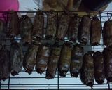 Foto langkah ke 8 dari resep Lemper ayam (Bakar).
