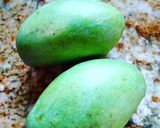 Hình bước làm 1 của món Gỏi xoài + khô chỉ vàng + tóp mỡ