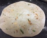 A picture of step 7 of Paneer stuffed paranthas !!.