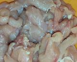 A picture of step 1 of Peri Peri Shawarma.