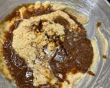 A picture of step 4 of Hojicha sticky date pudding.