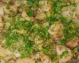 A picture of step 3 of Falahari aloo.