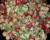 Pas rețetă Salată de năut cu avocado 2 fotografie
